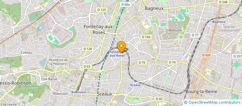 localisation de l'entreprise SCI ILLOUZ à FONTENAY-AUX-ROSES