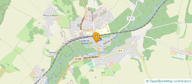 localisation de l'entreprise SCI ILLYRINE  LA FERTE-MILON