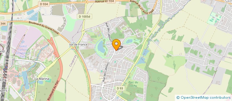 localisation de l'entreprise SCI ILMAE  MAGNY-LE-HONGRE