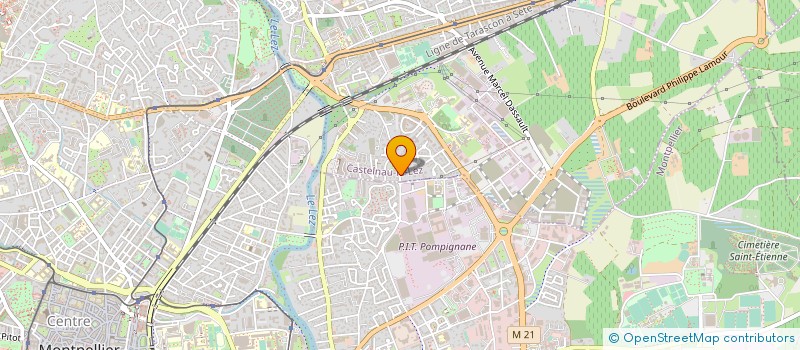 localisation de l'entreprise SCI ILMAU  CASTELNAU-LE-LEZ
