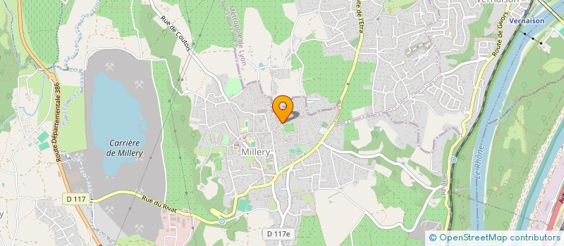 localisation de l'entreprise SCI ILN  MILLERY