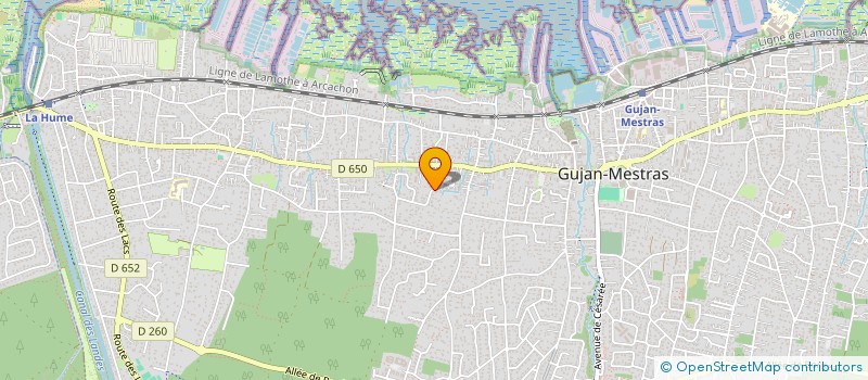 localisation de l'entreprise SCI ILO 33  GUJAN-MESTRAS