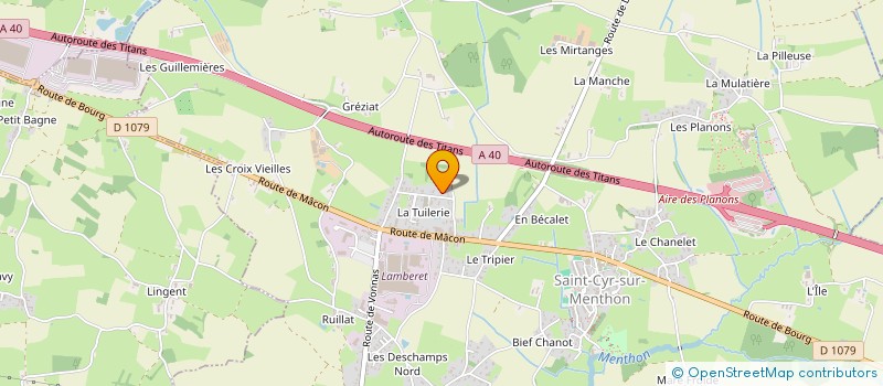 localisation de l'entreprise SCI ILODUBA  SAINT-CYR-SUR-MENTHON