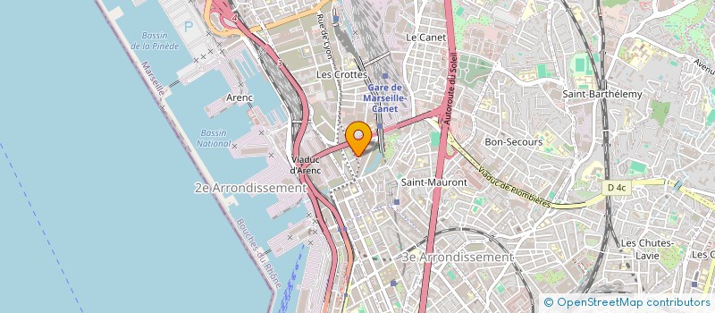 localisation de l'entreprise SCI ILOMA à MARSEILLE