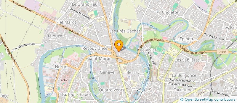 localisation de l'entreprise SCI ILOMAT  NIORT