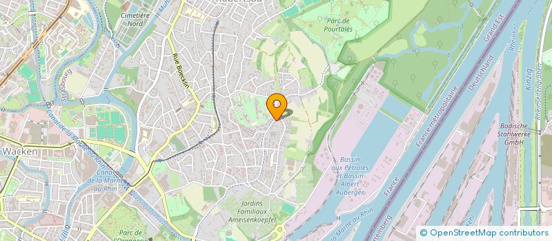 localisation de l'entreprise SCI ILONA  STRASBOURG