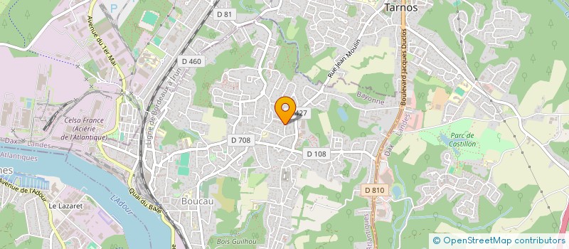 localisation de l'entreprise SCI ILONA  BOUCAU