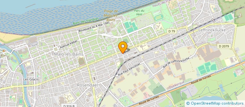 localisation de l'entreprise SCI ILONO à DUNKERQUE