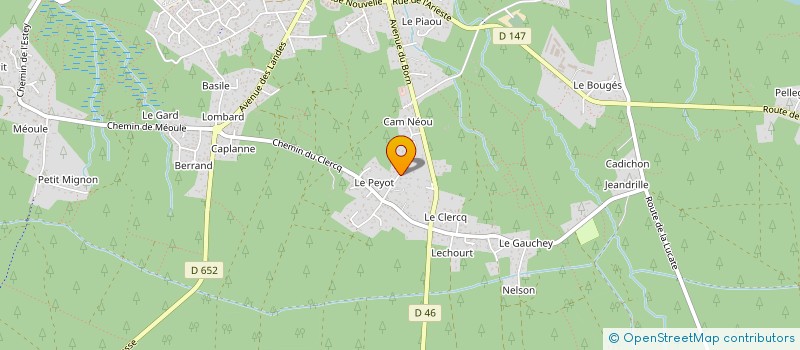 localisation de l'entreprise SCI ILOT BOISNIER  SANGUINET