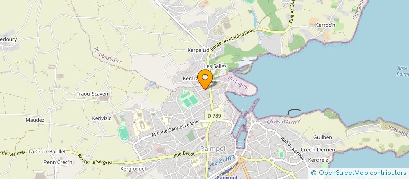 localisation de l'entreprise SCI ILOT OUEST  PAIMPOL