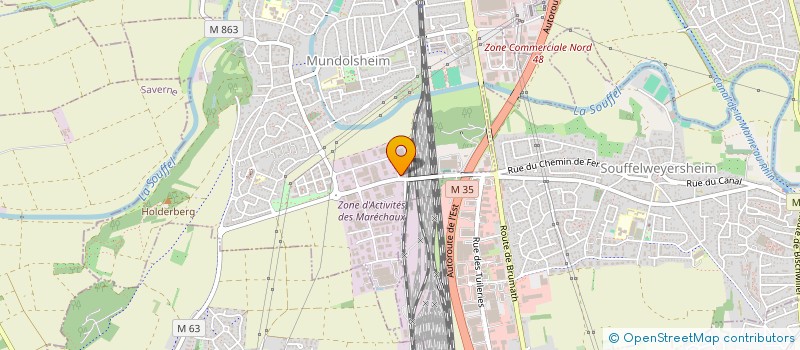 localisation de l'entreprise SCI ILOU  MUNDOLSHEIM