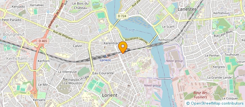 localisation de l'entreprise SCI ILOU  LORIENT