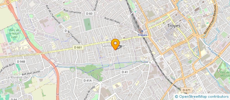 localisation de l'entreprise SCI ILOVIN  SAINTE-SAVINE