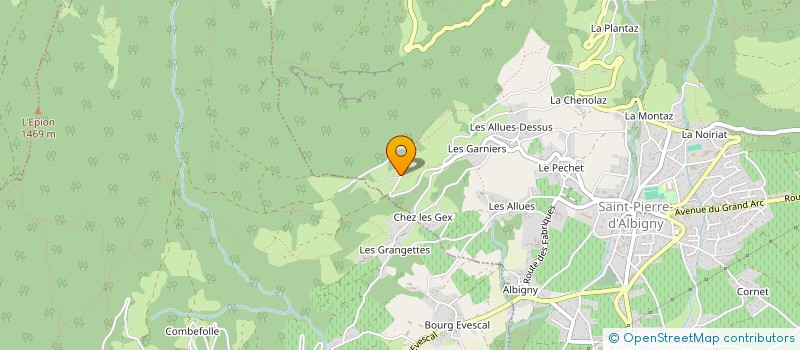 localisation de l'entreprise SCI ILOYNE  SAINT-PIERRE-D'ALBIGNY