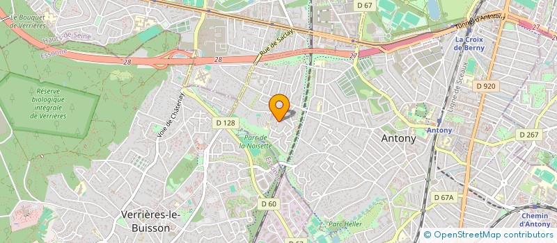 localisation de l'entreprise SCI ILSANE à ANTONY