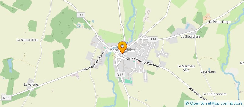 localisation de l'entreprise SCI ILSON  CHAMPIGNELLES