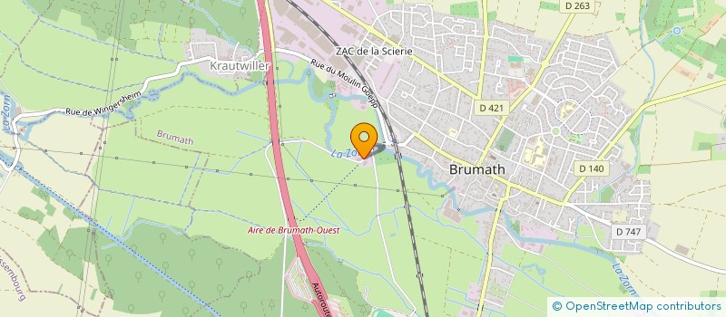 localisation de l'entreprise SCI ILTIM  BRUMATH