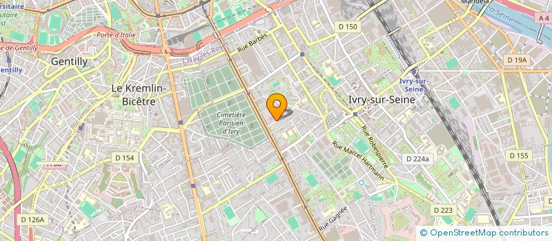 localisation de l'entreprise SCI ILY  IVRY-SUR-SEINE
