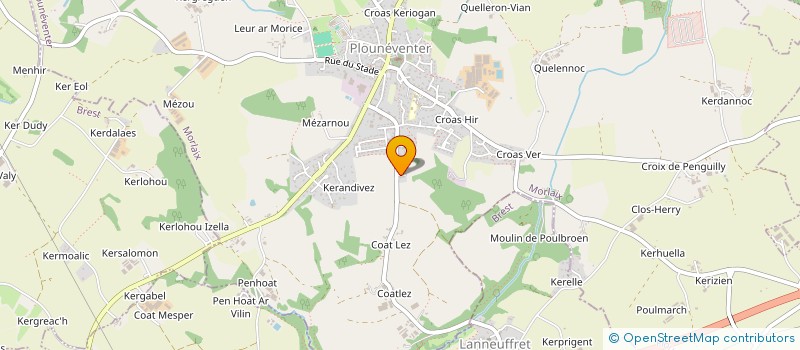 localisation de l'entreprise SCI ILY VENTRE  PLOUNEVENTER