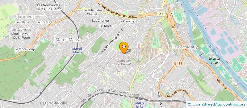 localisation de l'entreprise SCI ILYANA  MARLY-LE-ROI