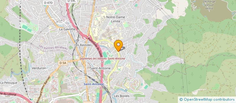 localisation de l'entreprise SCI ILYAS à MARSEILLE