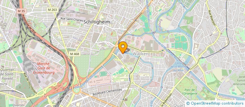 localisation de l'entreprise SCI ILYAVEL  STRASBOURG