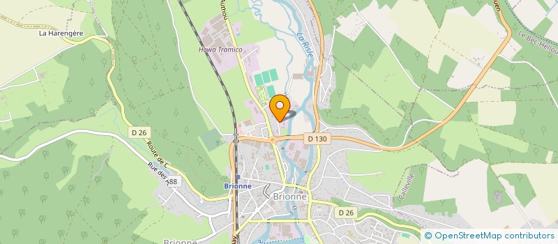 localisation de l'entreprise SCI ILYES  BRIONNE