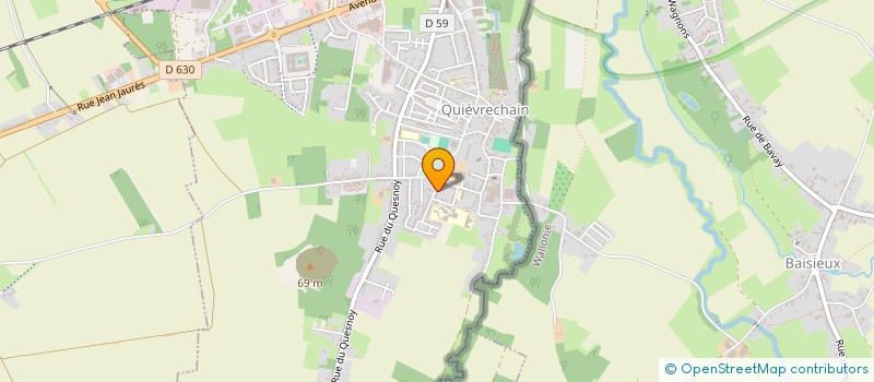 localisation de l'entreprise SCI ILYES B&B  QUIEVRECHAIN