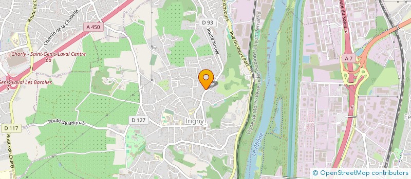 localisation de l'entreprise SCI ILYS  IRIGNY