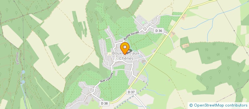 localisation de l'entreprise SCI IM  BOUXIERES-AUX-CHENES