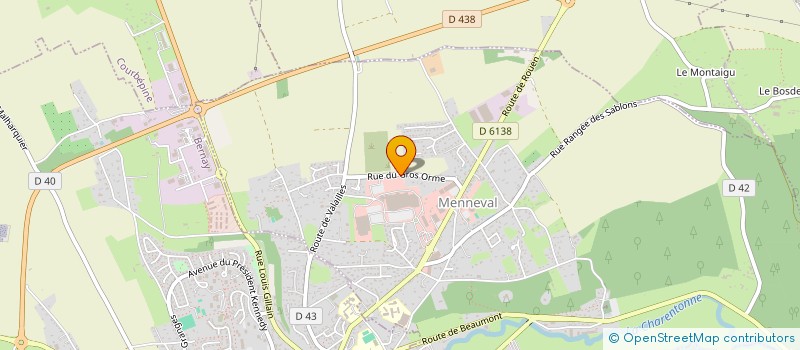 localisation de l'entreprise SCI IM  MENNEVAL