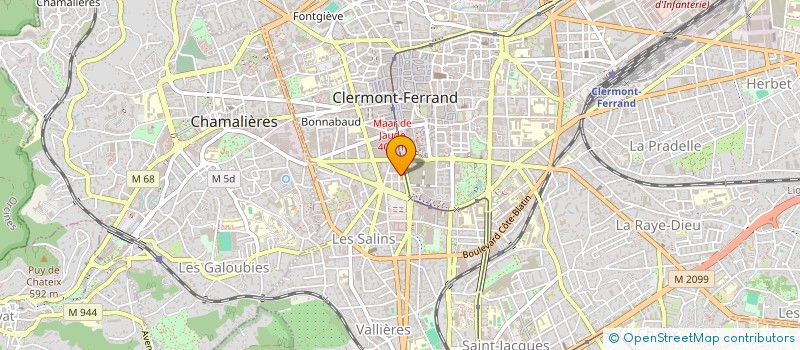 localisation de l'entreprise SCI IM-ALFA 1  CLERMONT-FERRAND