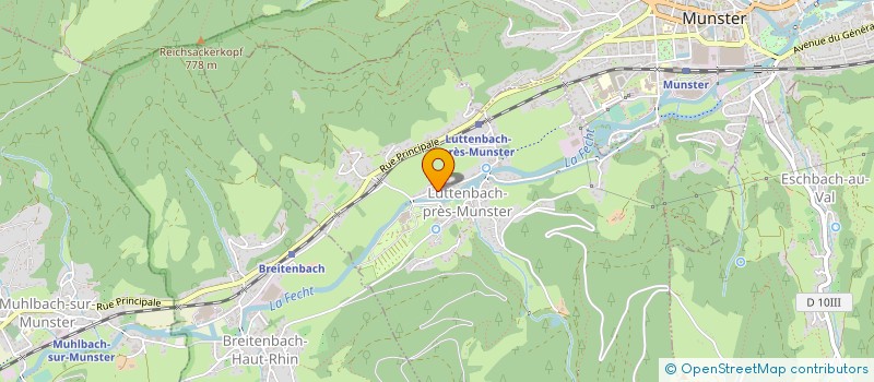 localisation de l'entreprise SCI IM FEIL  LUTTENBACH-PRES-MUNSTER