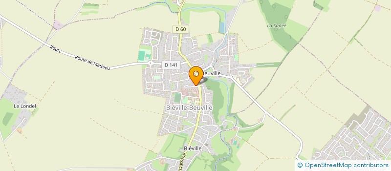 localisation de l'entreprise SCI IM IMMOBILIER  BIEVILLE-BEUVILLE