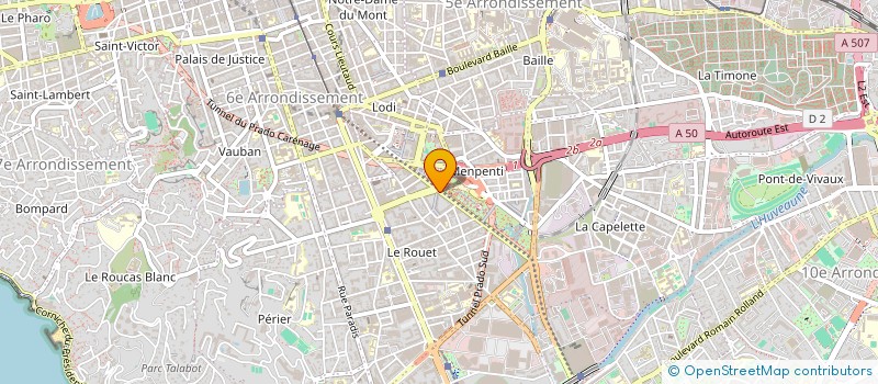 localisation de l'entreprise SCI IM-MEDIKO à MARSEILLE