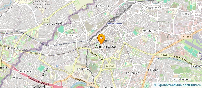 localisation de l'entreprise SCI IMA à ANNEMASSE
