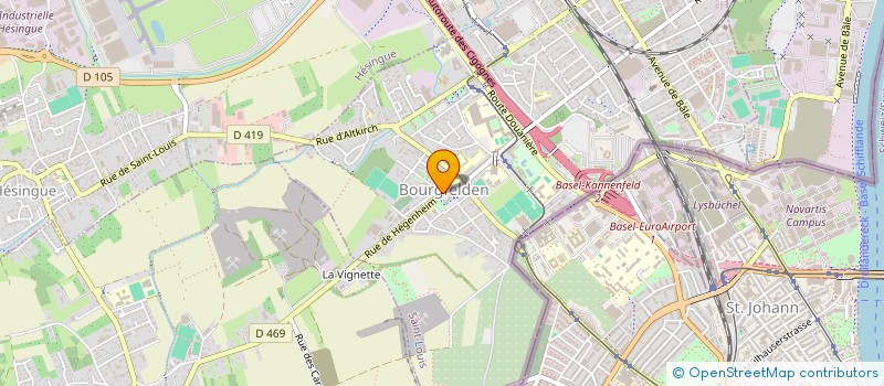 localisation de l'entreprise SCI IMA  SAINT-LOUIS