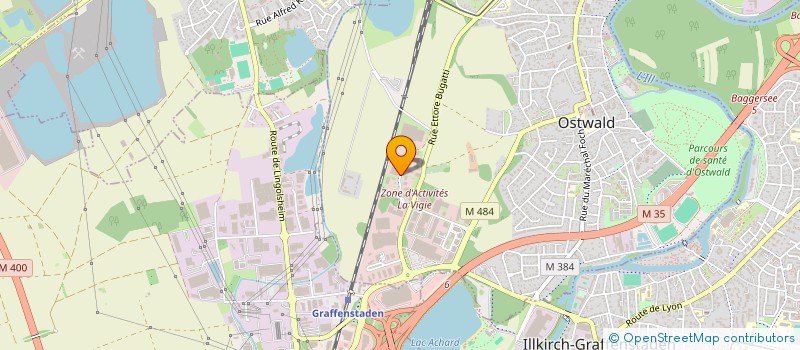 localisation de l'entreprise SCI IMA  OSTWALD