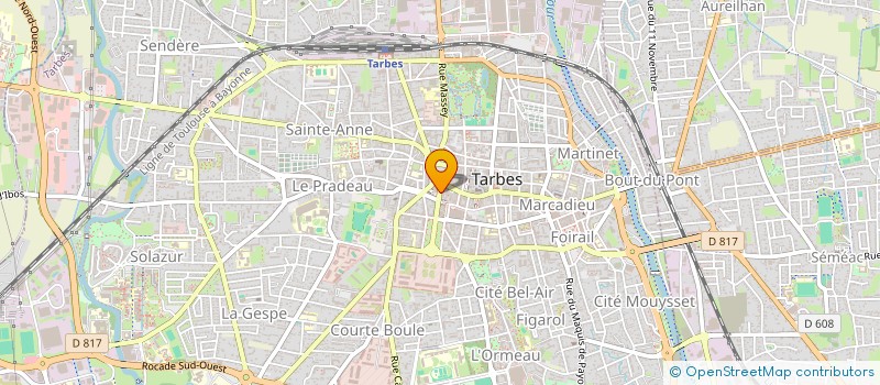 localisation de l'entreprise SCI IMA  TARBES