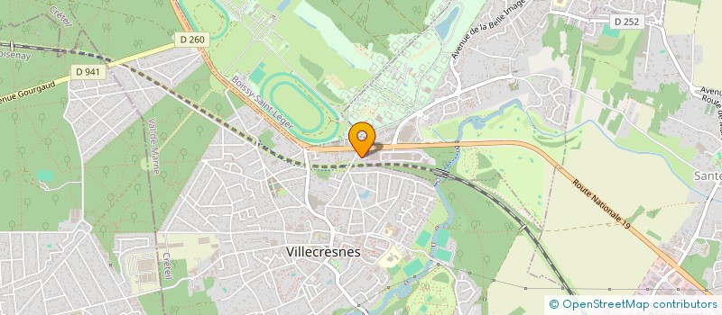 localisation de l'entreprise SCI IMA WO IKIRU  VILLECRESNES