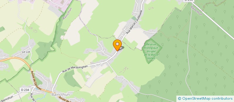 localisation de l'entreprise SCI IMAC 2006  BAINCTHUN