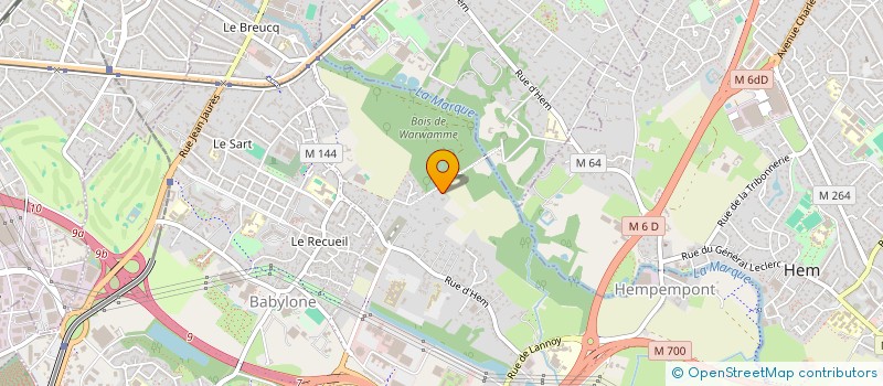 localisation de l'entreprise SCI IMAC à VILLENEUVE-D'ASCQ