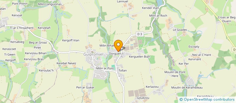 localisation de l'entreprise SCI IMACE  MILIZAC-GUIPRONVEL