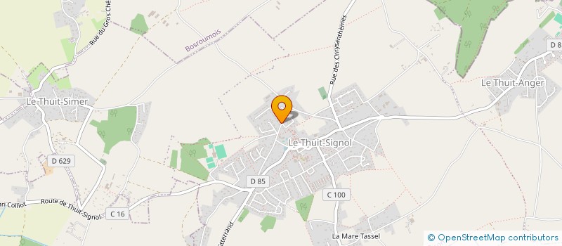 localisation de l'entreprise SCI IMADEC  LE THUIT DE L'OISON