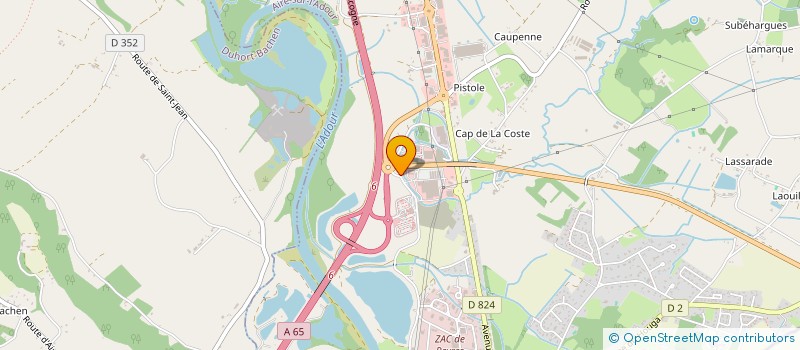 localisation de l'entreprise SCI IMADOUR  AIRE-SUR-L'ADOUR