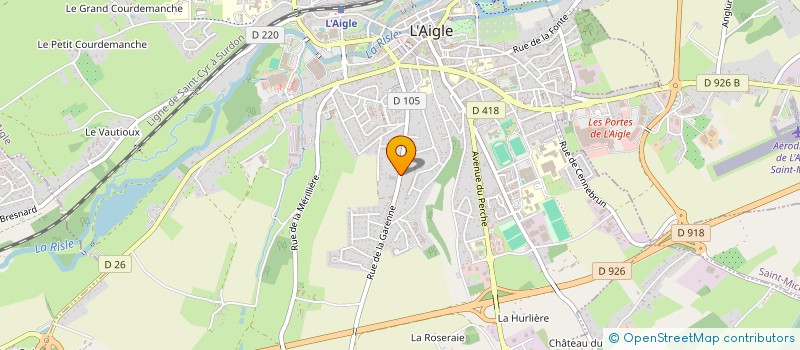 localisation de l'entreprise SCI IMAG à L'AIGLE