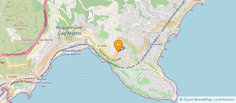 localisation de l'entreprise SCI IMAGAZ à ROQUEBRUNE-CAP-MARTIN