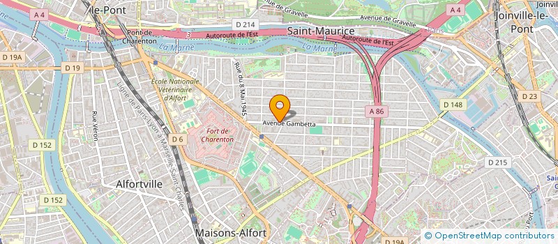 localisation de l'entreprise SCI IMAGERIE GAMBETTA à MAISONS-ALFORT