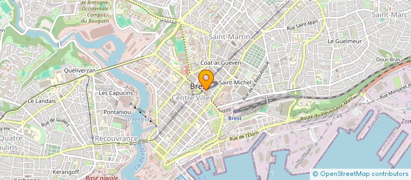 localisation de l'entreprise SCI IMAGERIE LIBERTE  BREST