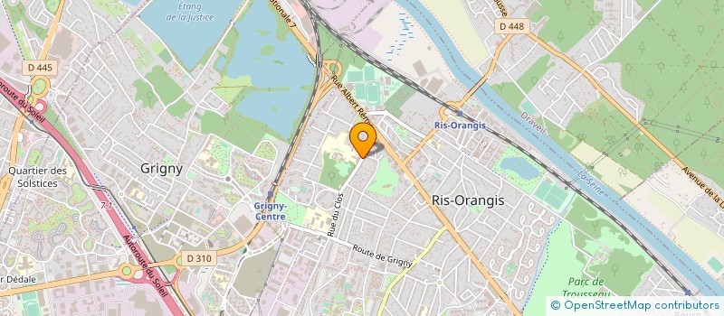 localisation de l'entreprise SCI IMAGERIE MEDICALE 91 à RIS-ORANGIS